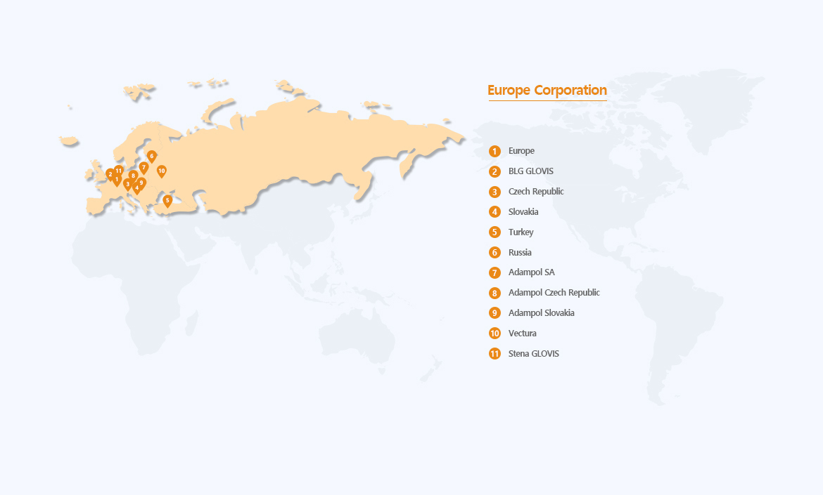 Europe Corporation map image