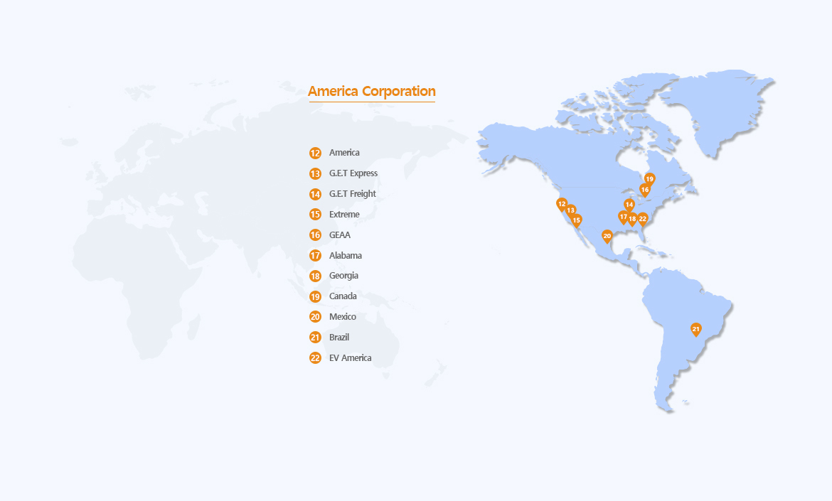 Americas Corporation map image