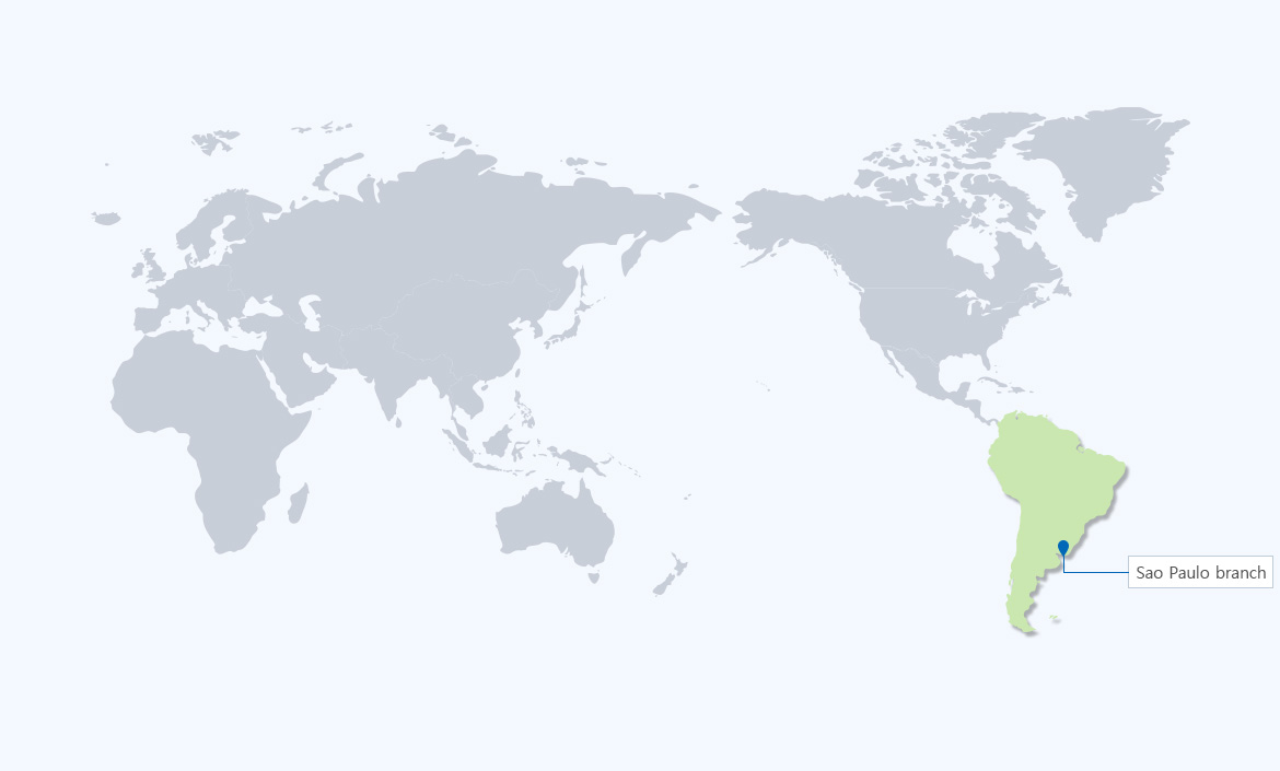 남미 지도 이미지